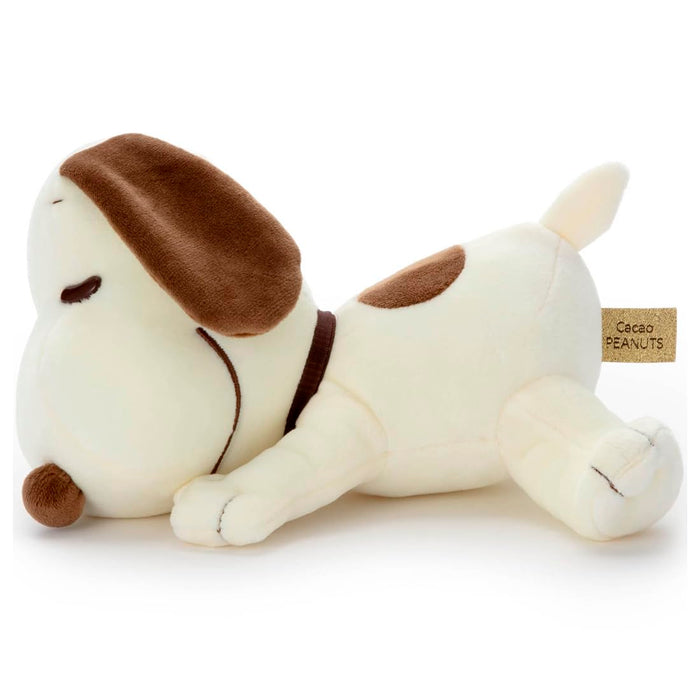 Takaratomy Arts Peanuts Cacao Snoopy Plush Toy S White Milk 20cm
