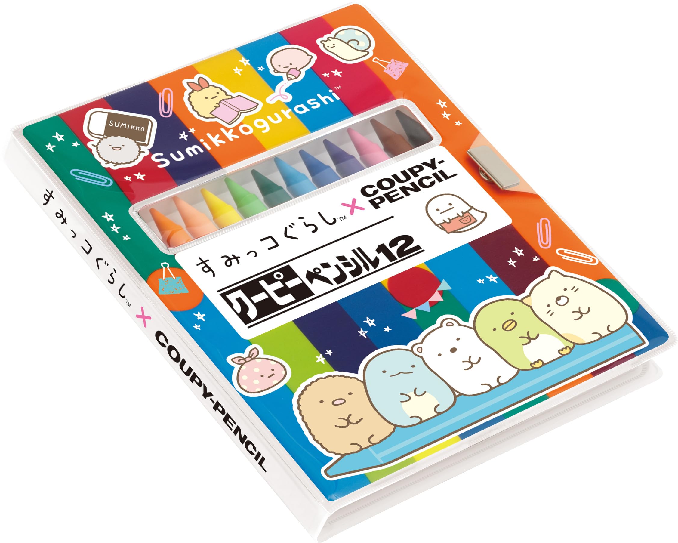 San-X Ph15602 Sumikko Gurashi Coupy Set - Vibrant Coloring Crayons- Japan Figure Store - #1 Bring To You The Best Japanese Goods