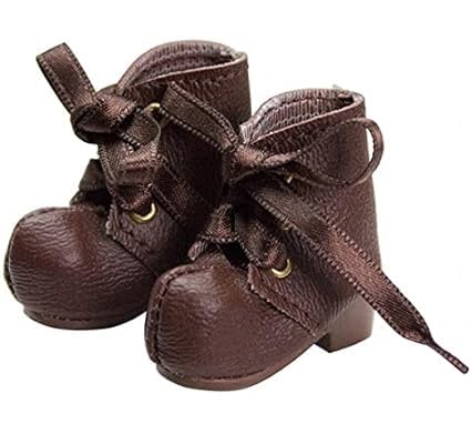 Azone Picco Neemo 1/12 Lil'Fairy Ribbon Boots Brown Doll Accessory- Japan Figure Store - #1 Bring To You The Best Japanese Goods