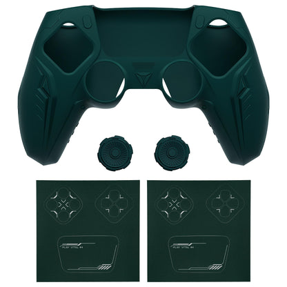Playvital Dark Green Ps5 Controller Grip Cover Premium Silicone Cyber Mecha- Japan Figure Store - #1 Bring To You The Best Japanese Goods