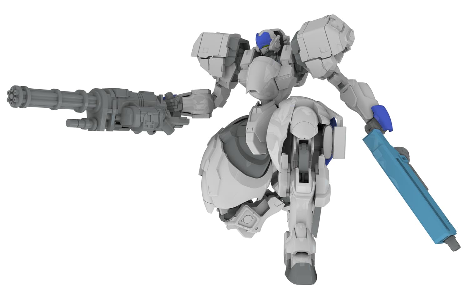 Plum Powerdolls2 X-4C 5-Inch Armored Infantry Model Kit 1/48 Scale Pre-Colored