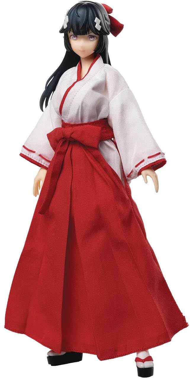 Hasuki Pocket Art Pa005 Exorcism Shrine Maiden Tsubaki Figurine 1/12 Scale- Japan Figure Store - #1 Bring To You The Best Japanese Goods