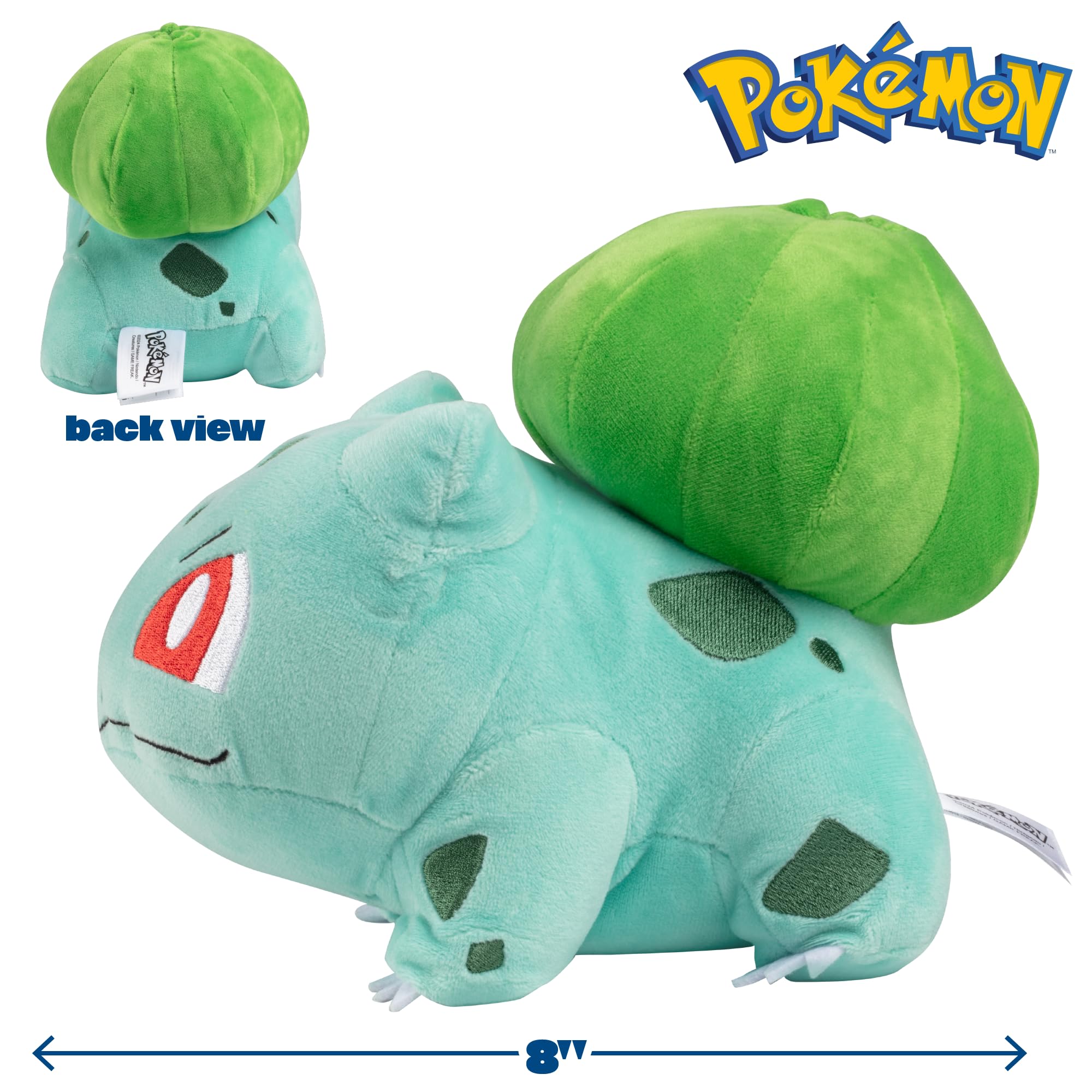 Pokemon Bulbasaur Plush Toy 8 Inch Soft Animal for Kids Ages 2 and Up- Japan Figure Store - #1 Bring To You The Best Japanese Goods
