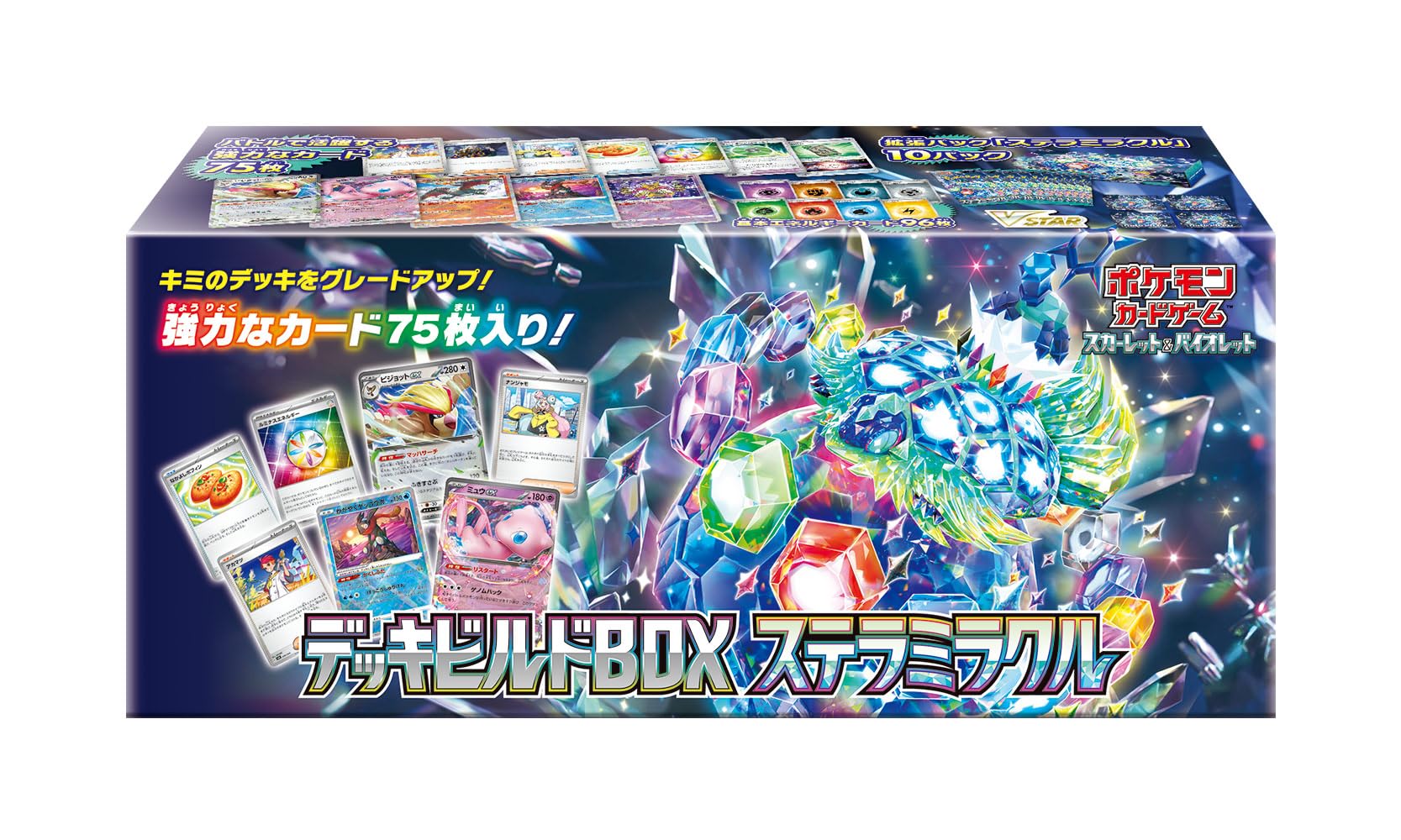 Pokemon Scarlet & Violet Stella Miracle Deck Build Box Card Game- Japan Figure Store - #1 Bring To You The Best Japanese Goods