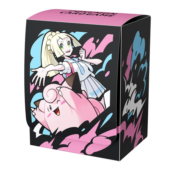 Pokemon Center Deck Case Lillie Clefairy Japan Official Trading Card Storage- Japan Figure Store - #1 Bring To You The Best Japanese Goods