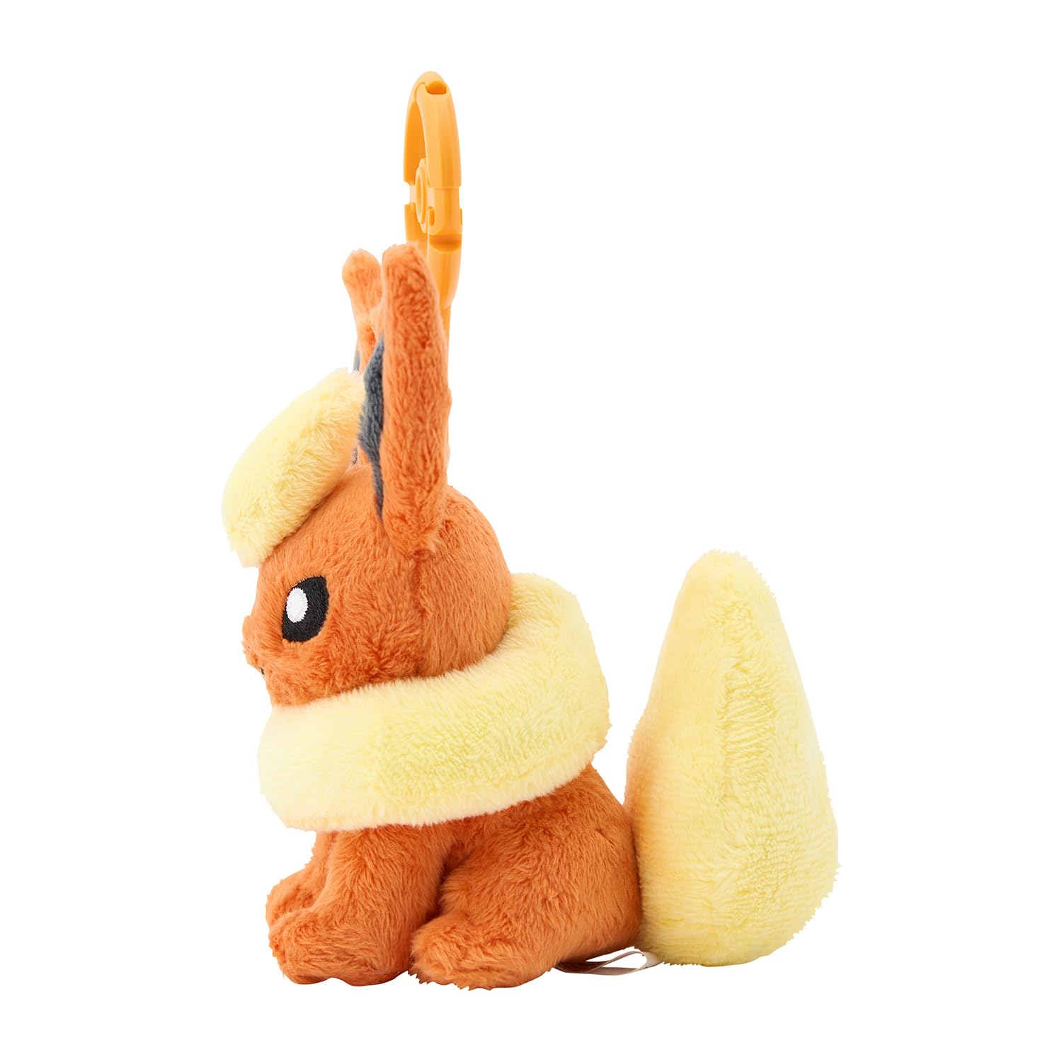 Pokemon Center Flareon Plush Mascot Keychain with Carabiner Japan Exclusive- Japan Figure Store - #1 Bring To You The Best Japanese Goods