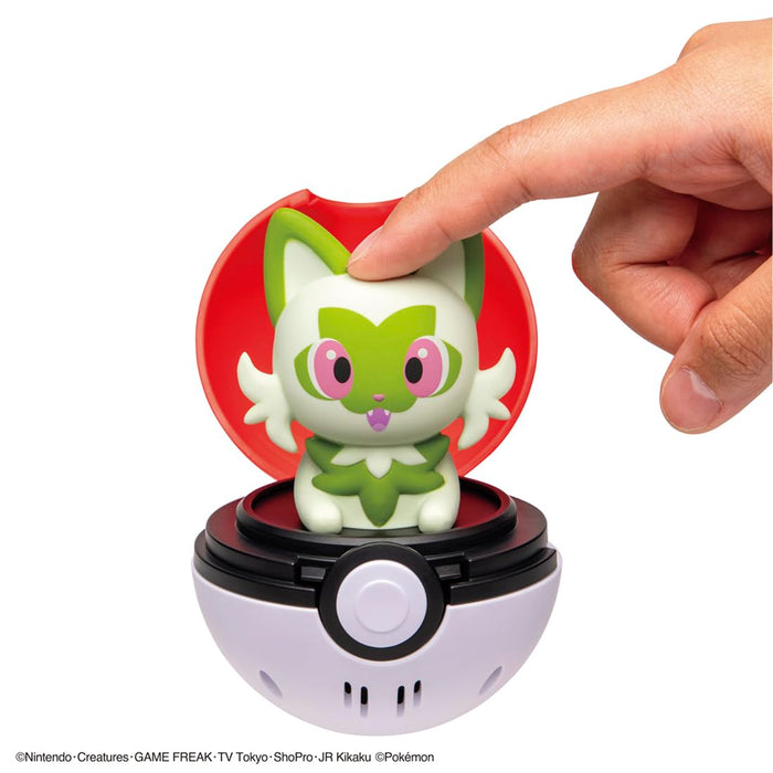 Takara Tomy Pokemon Peekaboo Toy Sprigatito Official Japan Edition- Japan Figure Store - #1 Bring To You The Best Japanese Goods