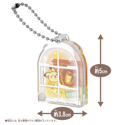Takara Tomy Pokémon Moving Acrylic Charm Cozy Winter Collection Box