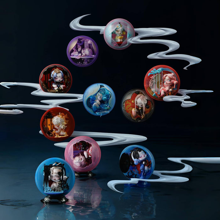 Pop Mart Skullpanda Mirage Series Assorted Box 9 Piece Blind Box Figures