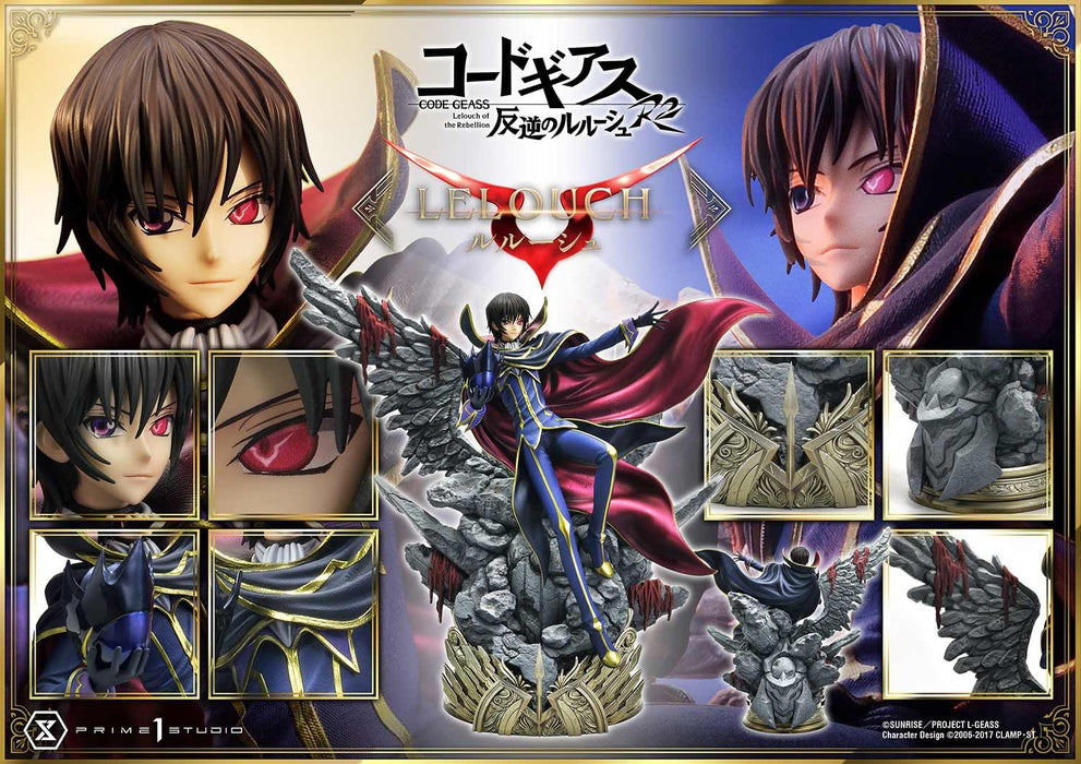 Prime 1 Studio Code Geass Lelouch 1/6 Scale Polystone Statue 44cm