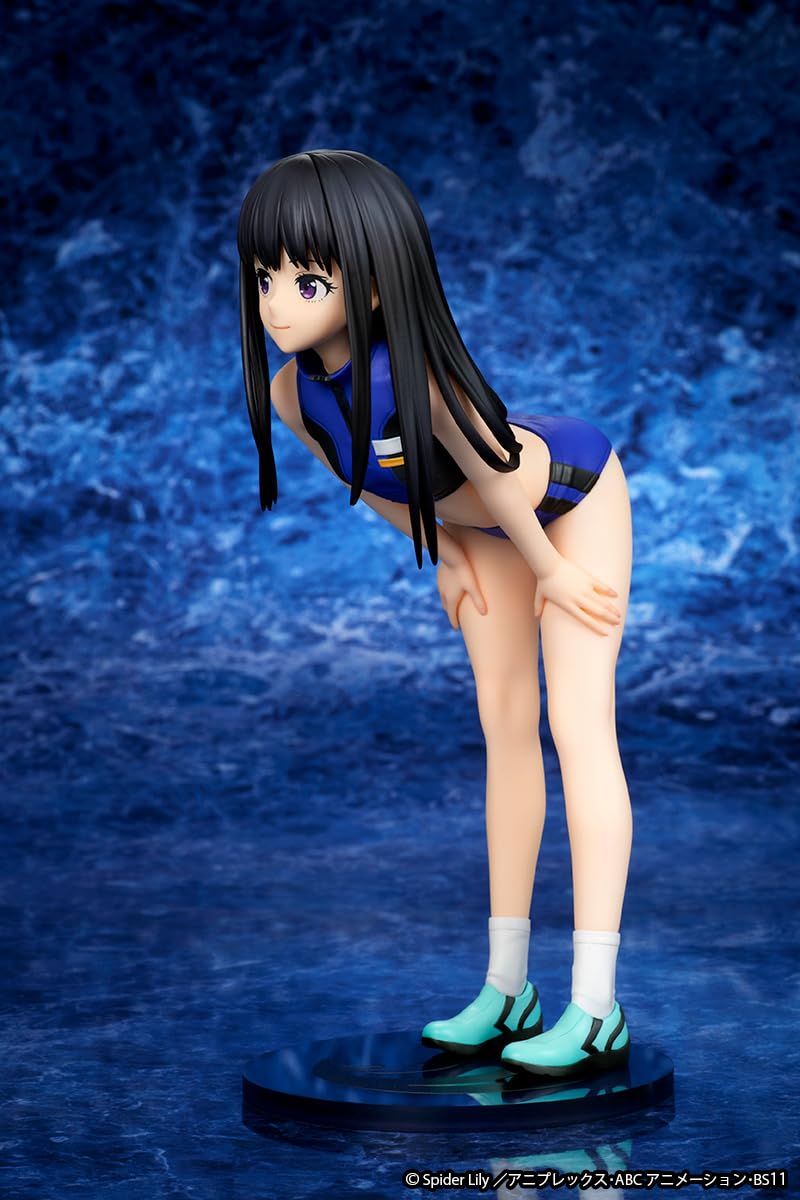 Figurine à l'échelle 1/7 de Takina Inoue en tenue d'entraînement du manga et anime Licorice Recoil de Quesq.