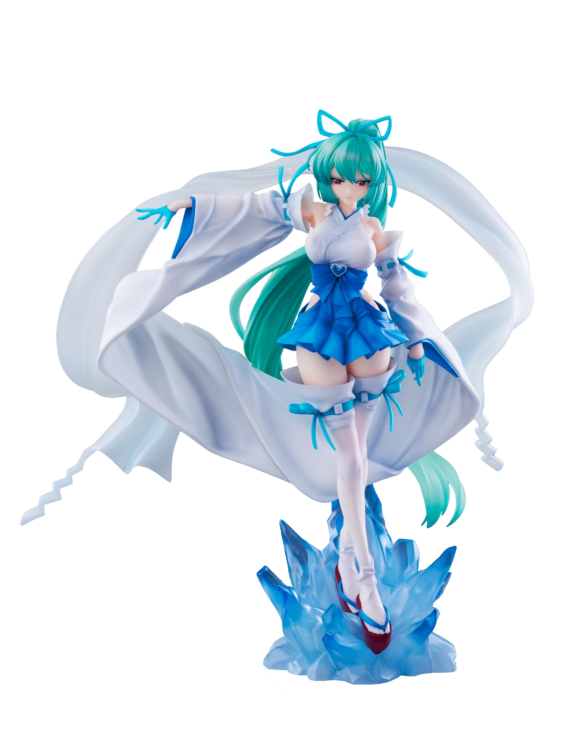 Wing Magia Azur Usuhiko Shrine Maiden 1/7 Scale Figure PVC ABS Painted