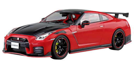 Aoshima Rakupla Snap Car 02-Vr R35 Nissan GT-R Nismo 2022 Vibrant Red Model- Japan Figure Store - #1 Bring To You The Best Japanese Goods