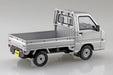 Aoshima Rakupla Snap Kit 05 Ss Subaru Sambar Truck Sterling Silver Metallic- Japan Figure Store - #1 Bring To You The Best Japanese Goods