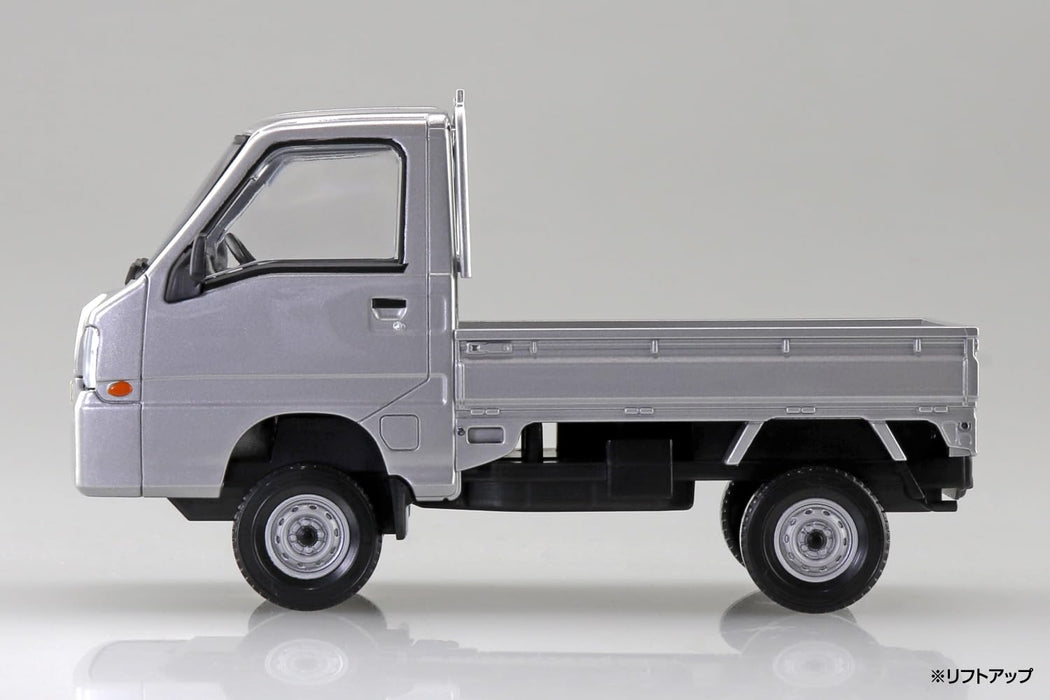 Aoshima Rakupla Snap Kit 05 Ss Subaru Sambar Truck Sterling Silver Metallic- Japan Figure Store - #1 Bring To You The Best Japanese Goods