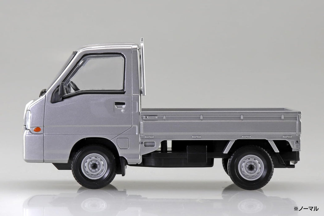 Aoshima Rakupla Snap Kit 05 Ss Subaru Sambar Truck Sterling Silver Metallic- Japan Figure Store - #1 Bring To You The Best Japanese Goods