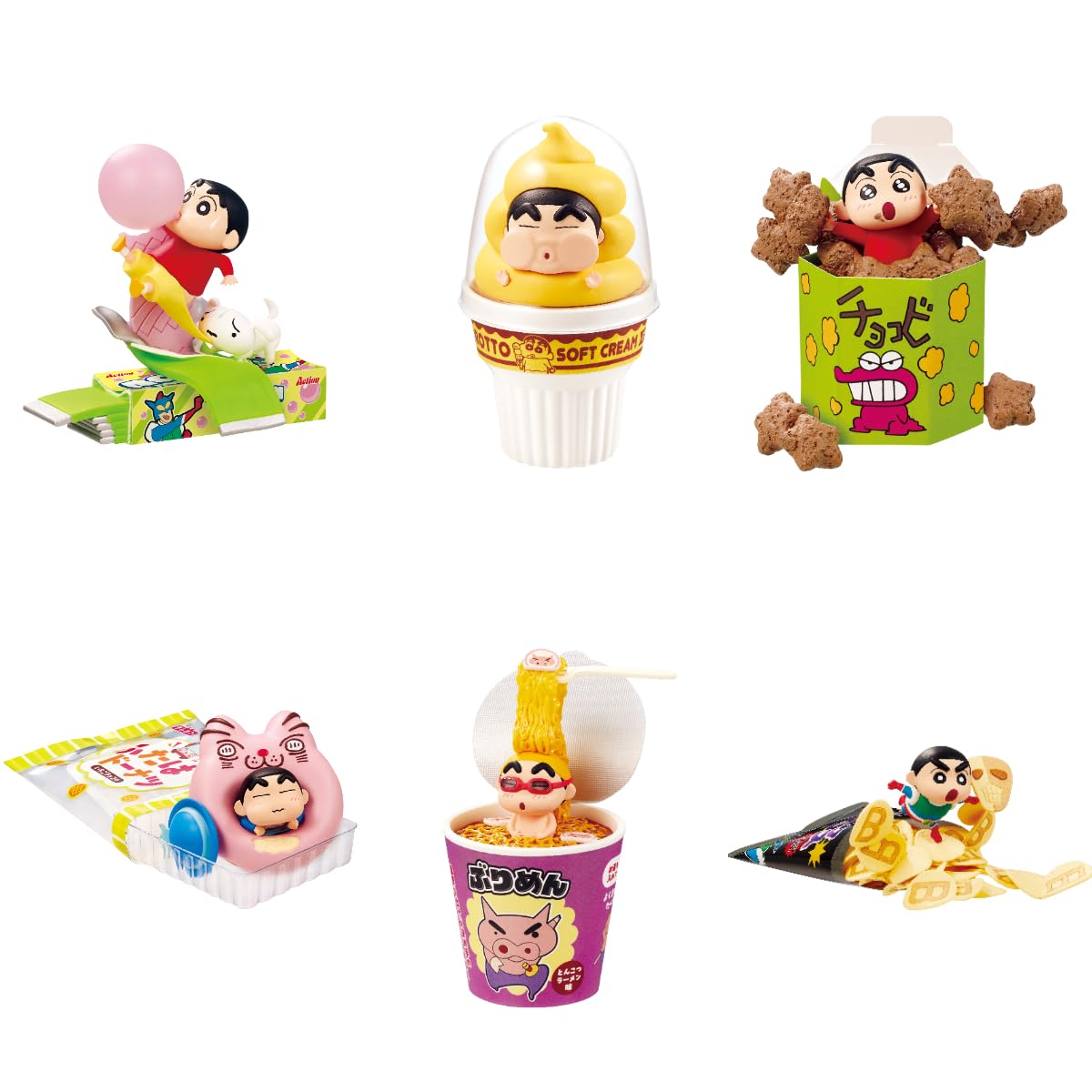 Re-Ment Crayon Shin Chan Snack Otsuya Party Figure Set Box Japan- Japan Figure Store - #1 Bring To You The Best Japanese Goods