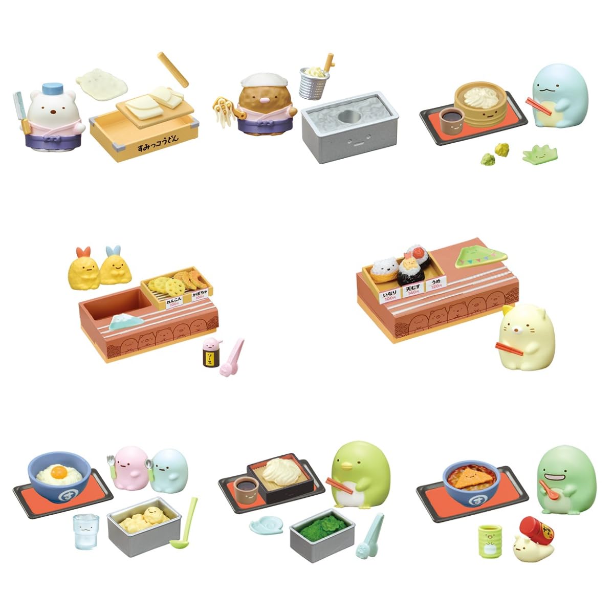 Re-Ment Delicious Sumikko Udon PVC Toy Figure - H70 x W140 x D40- Japan Figure Store - #1 Bring To You The Best Japanese Goods