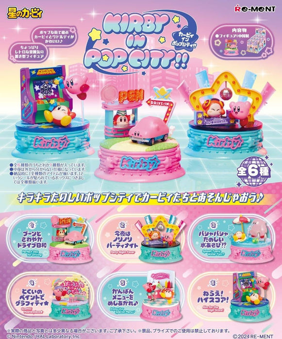 Re-Ment Kirby In Pop City Box 115x70x70mm PVC ABS Collectible Toy- Japan Figure Store - #1 Bring To You The Best Japanese Goods