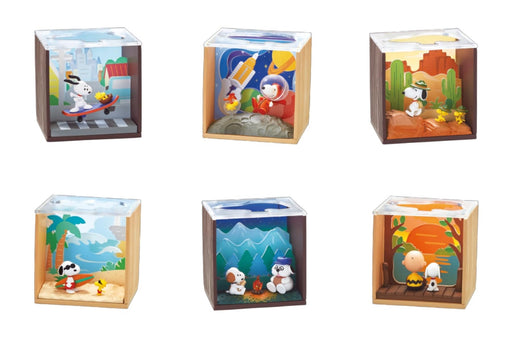 Re-Ment Peanuts Snoopy Scenery Box 1Box H115 x W70 x D60mm PVC Construction- Japan Figure Store - #1 Bring To You The Best Japanese Goods