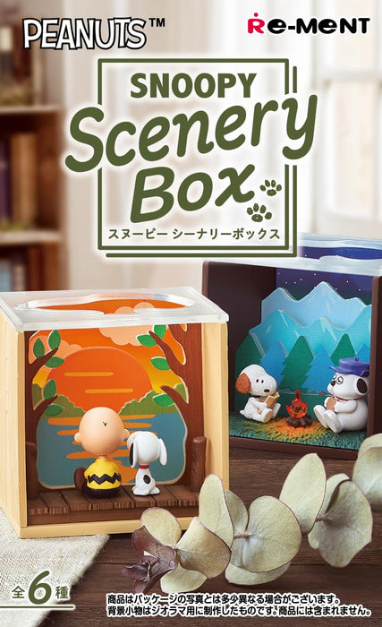 Re-Ment Peanuts Snoopy Scenery Box 1Box H115 x W70 x D60mm PVC Construction- Japan Figure Store - #1 Bring To You The Best Japanese Goods