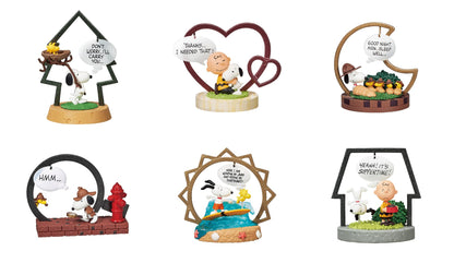 Re-Ment Peanuts Snoopy Frame Art 1 Box 105x145x215mm Synthetic Resin