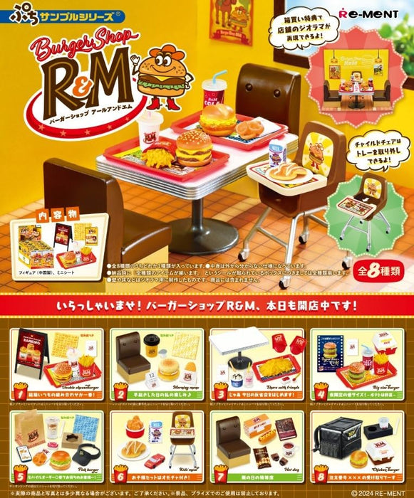 Re-Ment Petit Sample Burger Shop Complete Figure Set Japan Official Release- Japan Figure Store - #1 Bring To You The Best Japanese Goods