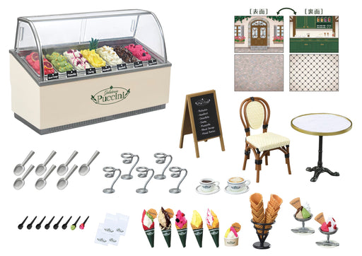 Re-Ment Petit Sample Gelateria Puccini Complete Set Japan Official Figures- Japan Figure Store - #1 Bring To You The Best Japanese Goods