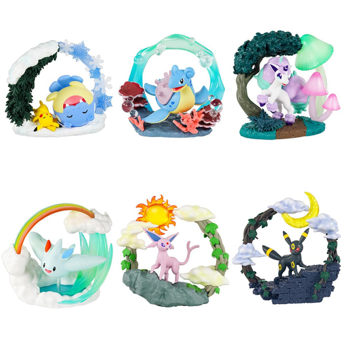 Re-Ment Collection de dioramas Pokémon, boîte H100 L140 P60mm PVC ABS