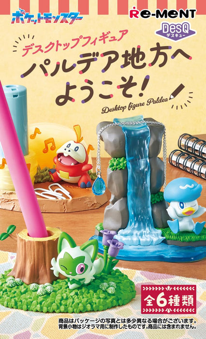 Re-Ment Pokemon Desq Figure - Welcome to Paldea Region 1Box H115xW70xD60mm