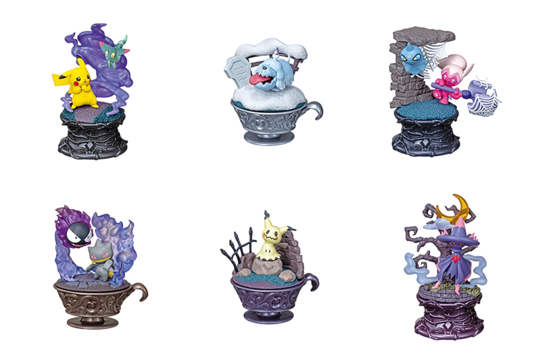 Re-Ment Pokemon Little Night Collection 6 Figure Set Japan Official- Japan Figure Store - #1 Bring To You The Best Japanese Goods