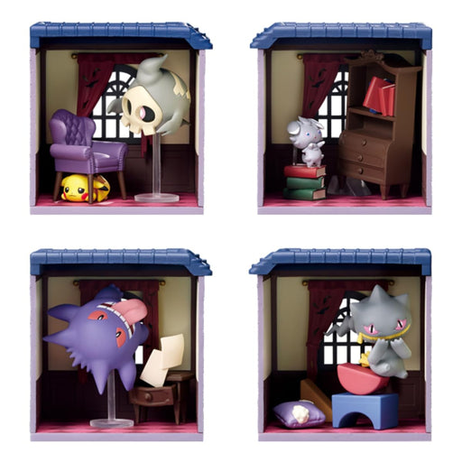 Re-Ment Pokemon Midnight Mysterious Mansion Box 4 Types 4 Pieces Set