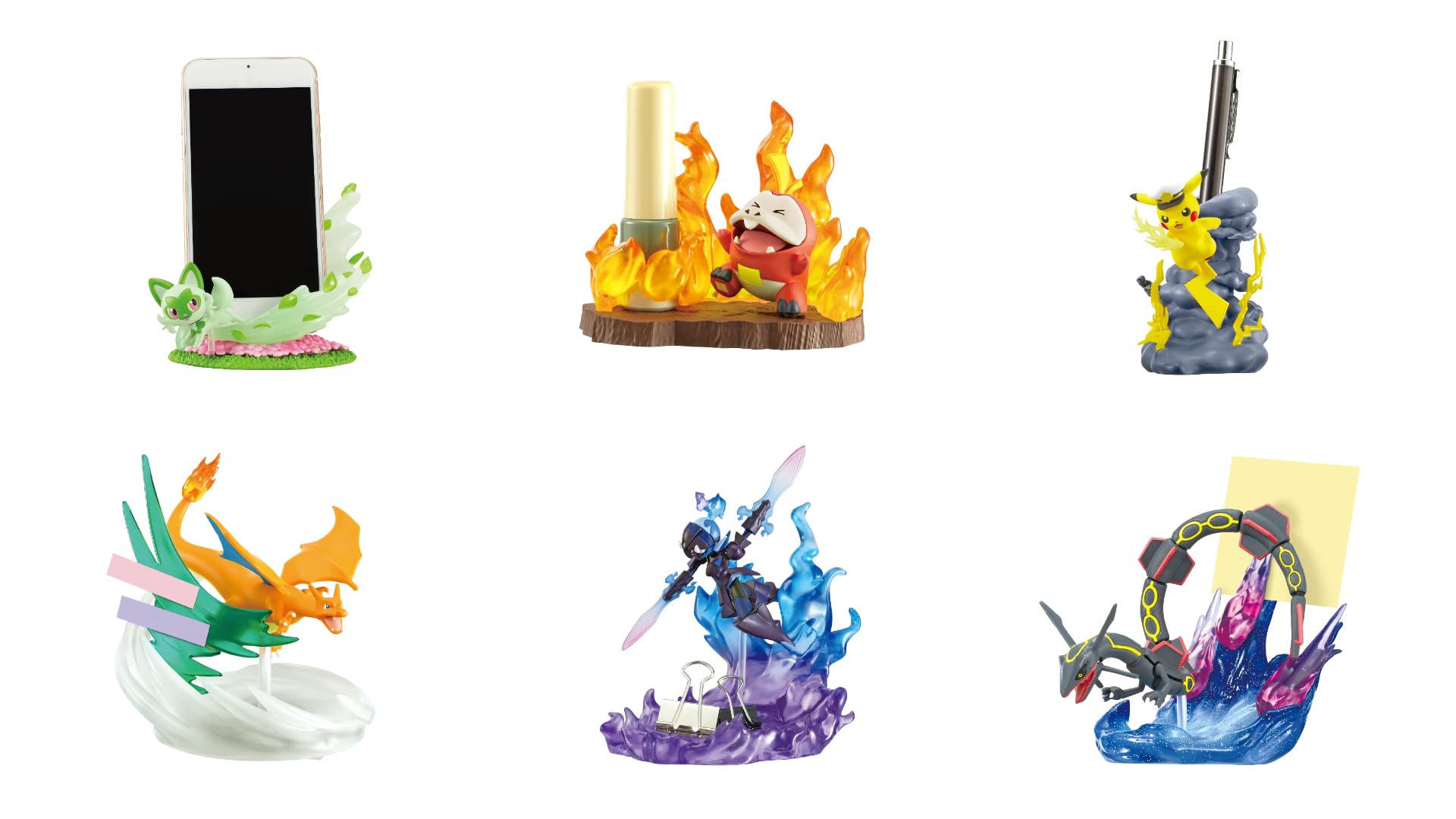 Re-Ment Pokémon Desq Battle On Desk Ver. Figurine animée Boîte H120xL145xP215mm