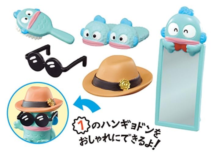 Re-Ment Sanrio Hangyodon Room Box H115xW70xD60mm ABS PVC Collectible- Japan Figure Store - #1 Bring To You The Best Japanese Goods