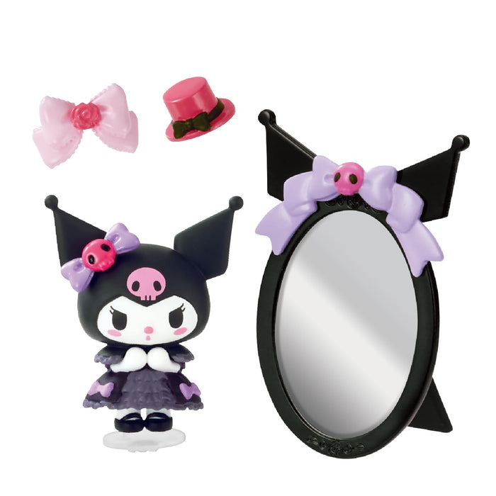 Re-Ment Sanrio Kuromi&#39;s Gothic Room Set - H115 x W70 x D50 mm ABS PVC- Japan Figure Store - #1 Bring To You The Best Japanese Goods