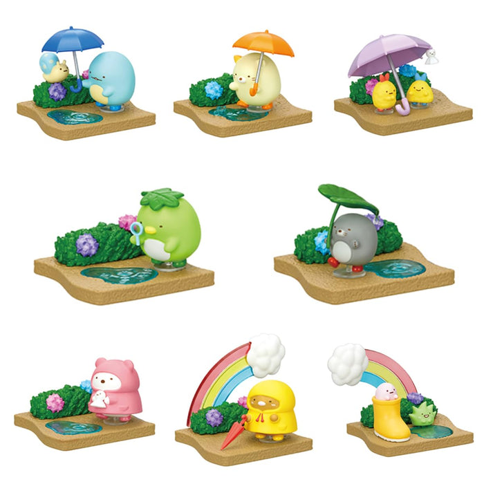 Re-Ment Sumikko Gurashi Rainy Day Walk 8-Piece Box Set 70mm x 140mm x 40mm- Japan Figure Store - #1 Bring To You The Best Japanese Goods
