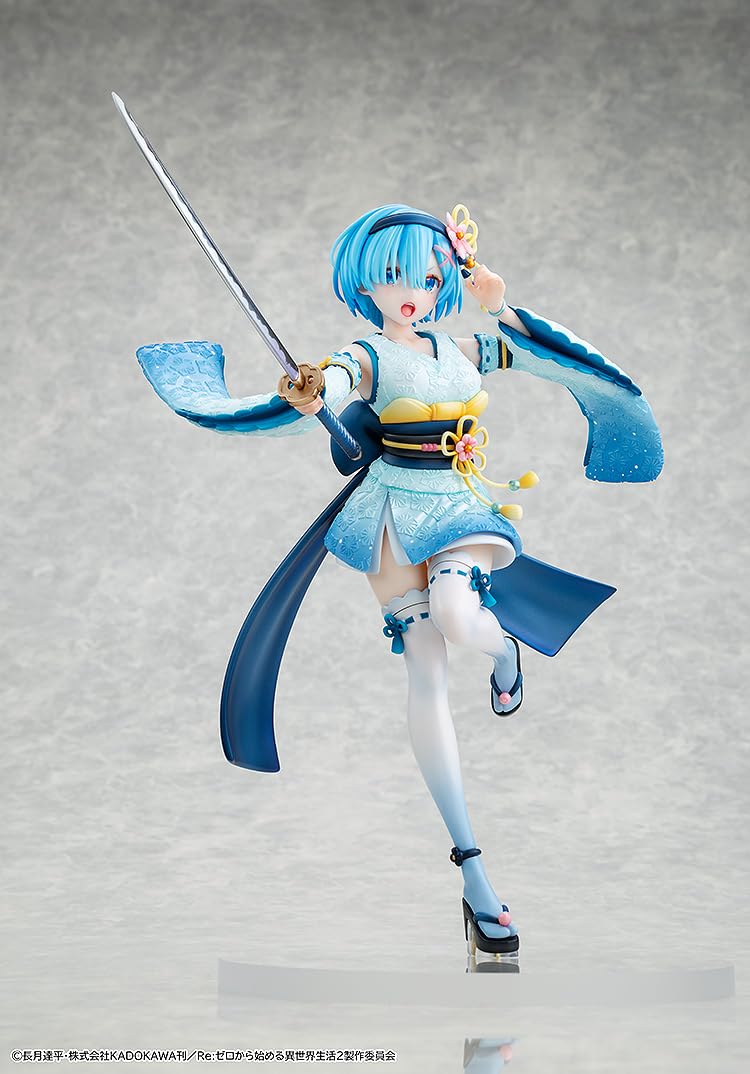 Kadokawa Re:Zero Rem Combat Outfit Ver - Anime Figure Collectible- Japan Figure Store - #1 Bring To You The Best Japanese Goods