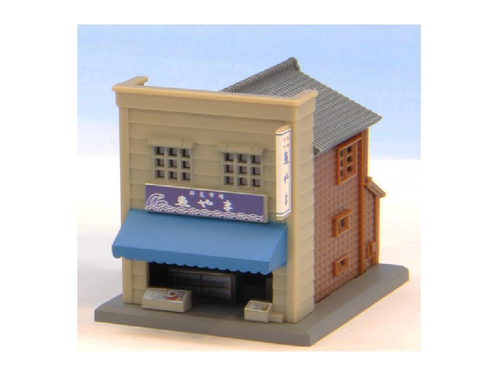 Rokuhan Z Gauge S040-2 Brown Shop B Model - Compact Train Accessory by Rokuhan- Japan Figure Store - #1 Bring To You The Best Japanese Goods