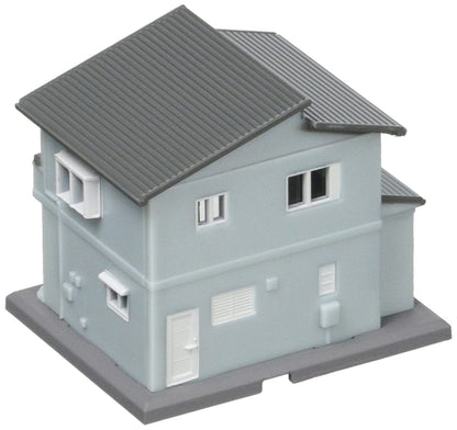 Rokuhan Two-Story House B Blue - Z Gauge Model- Japan Figure Store - #1 Bring To You The Best Japanese Goods