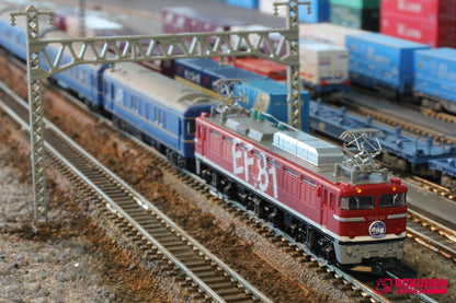 Rokuhan Z Gauge T015-3 EF81 Electric Locomotive in Rainbow Paint Design- Japan Figure Store - #1 Bring To You The Best Japanese Goods