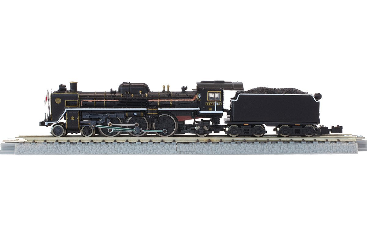 Rokuhan Z Gauge T027-3 JNR C57 Type 1 Steam Locomotive Model Train- Japan Figure Store - #1 Bring To You The Best Japanese Goods