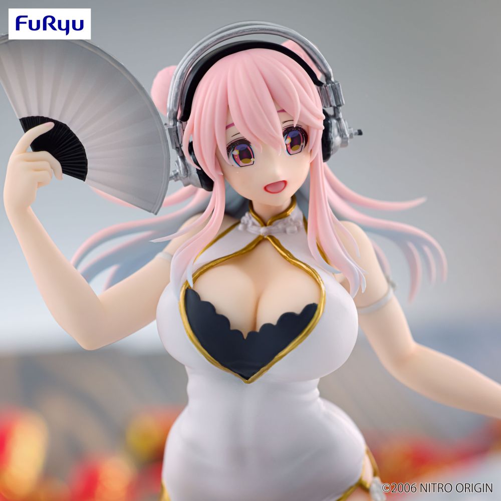 Furyu Trio-Try-iT Figure Super Sonico - White China Dress Ver.