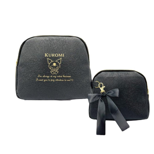 San-X Kuromi Multi Pouch Girly H13 W16 D6cm 34201443- Japan Figure Store - #1 Bring To You The Best Japanese Goods