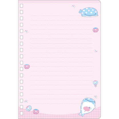 San-X Jinbei-San Ice Jellyfish B6 Notebook H18xW12.5cm NY40001- Japan Figure Store - #1 Bring To You The Best Japanese Goods