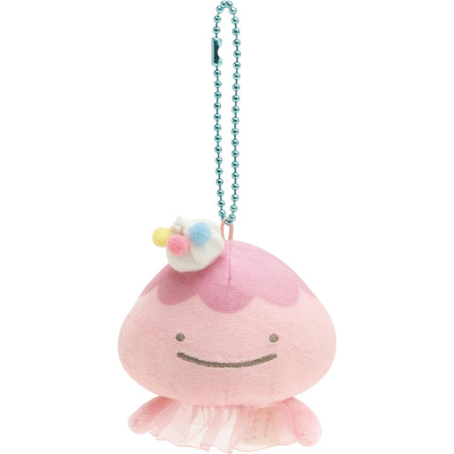 San-X Jinbei-San Giant Ice Jellyfish Round Hanging Plush Toy Mo56301- Japan Figure Store - #1 Bring To You The Best Japanese Goods