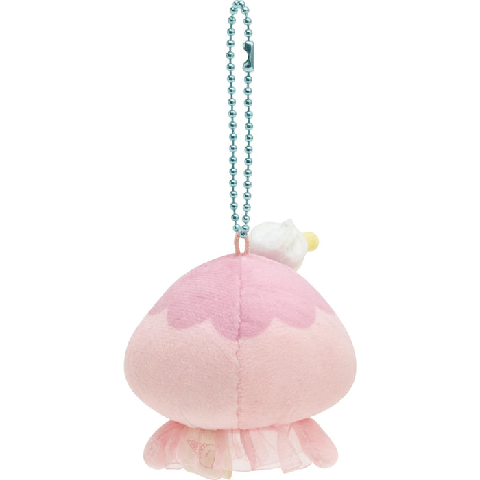 San-X Jinbei-San Giant Ice Jellyfish Round Hanging Plush Toy Mo56301- Japan Figure Store - #1 Bring To You The Best Japanese Goods