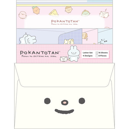 San-X Pokantotan Stationery Set Lh79001 – High-Quality Cute Correspondence Paper- Japan Figure Store - #1 Bring To You The Best Japanese Goods