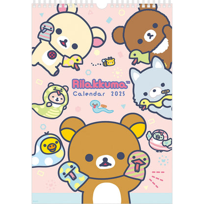 San-X Rilakkuma 2025 Wall Calendar B4 Size Cd37801