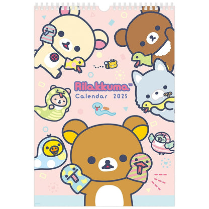 San-X Rilakkuma 2025 Wall Calendar B4 Size Cd37801