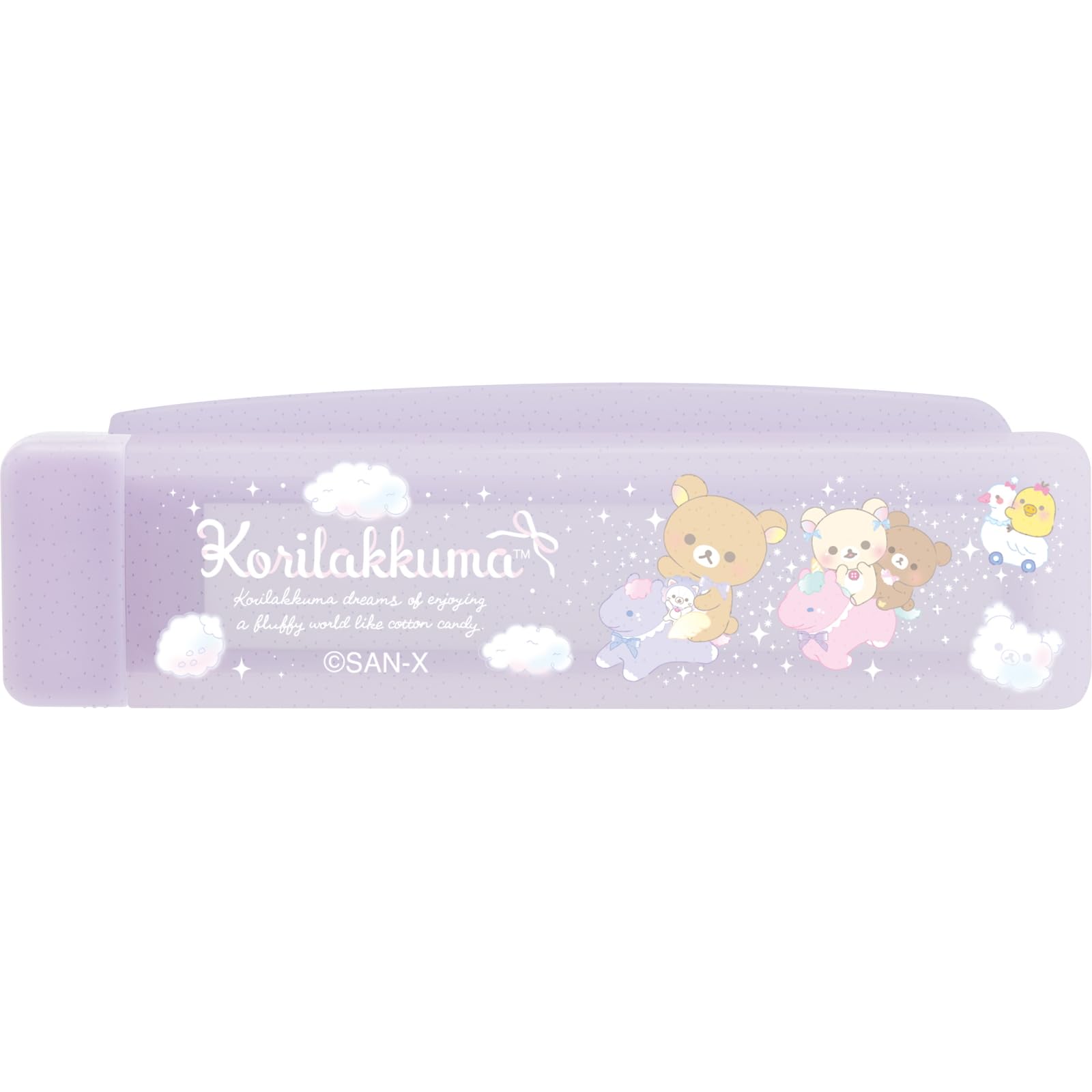 San-X Rilakkuma Pocket Comb and Mirror Set Fe40201 30mm x 100mm x 15mm- Japan Figure Store - #1 Bring To You The Best Japanese Goods